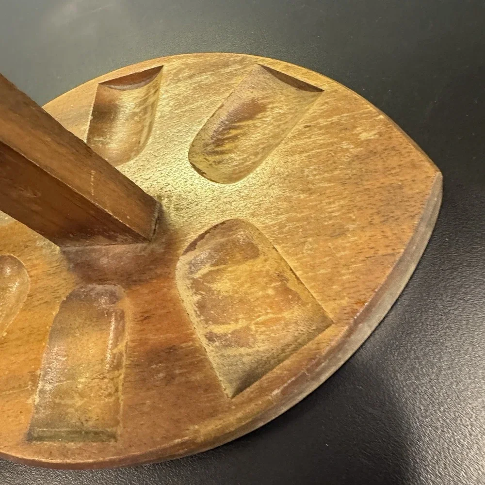 Pipe Weekly Rotation Wooden Pipe Rack‎ 6 Pipe Holder Man Cave Fathers Day Gift